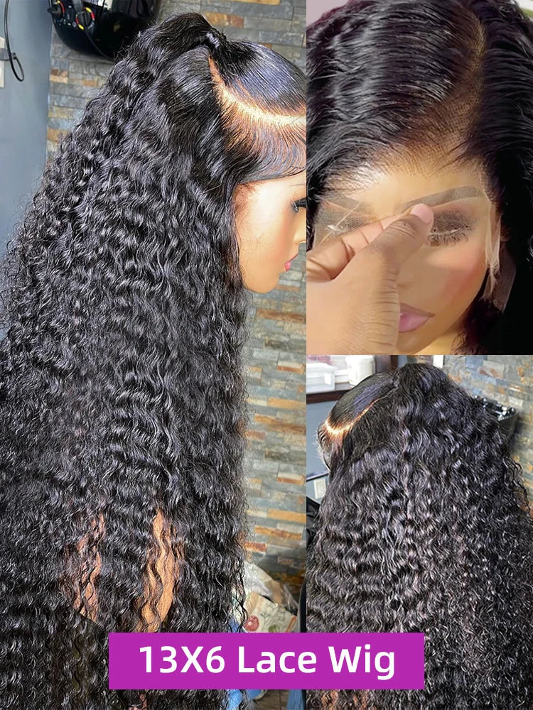 Deep wave wigs