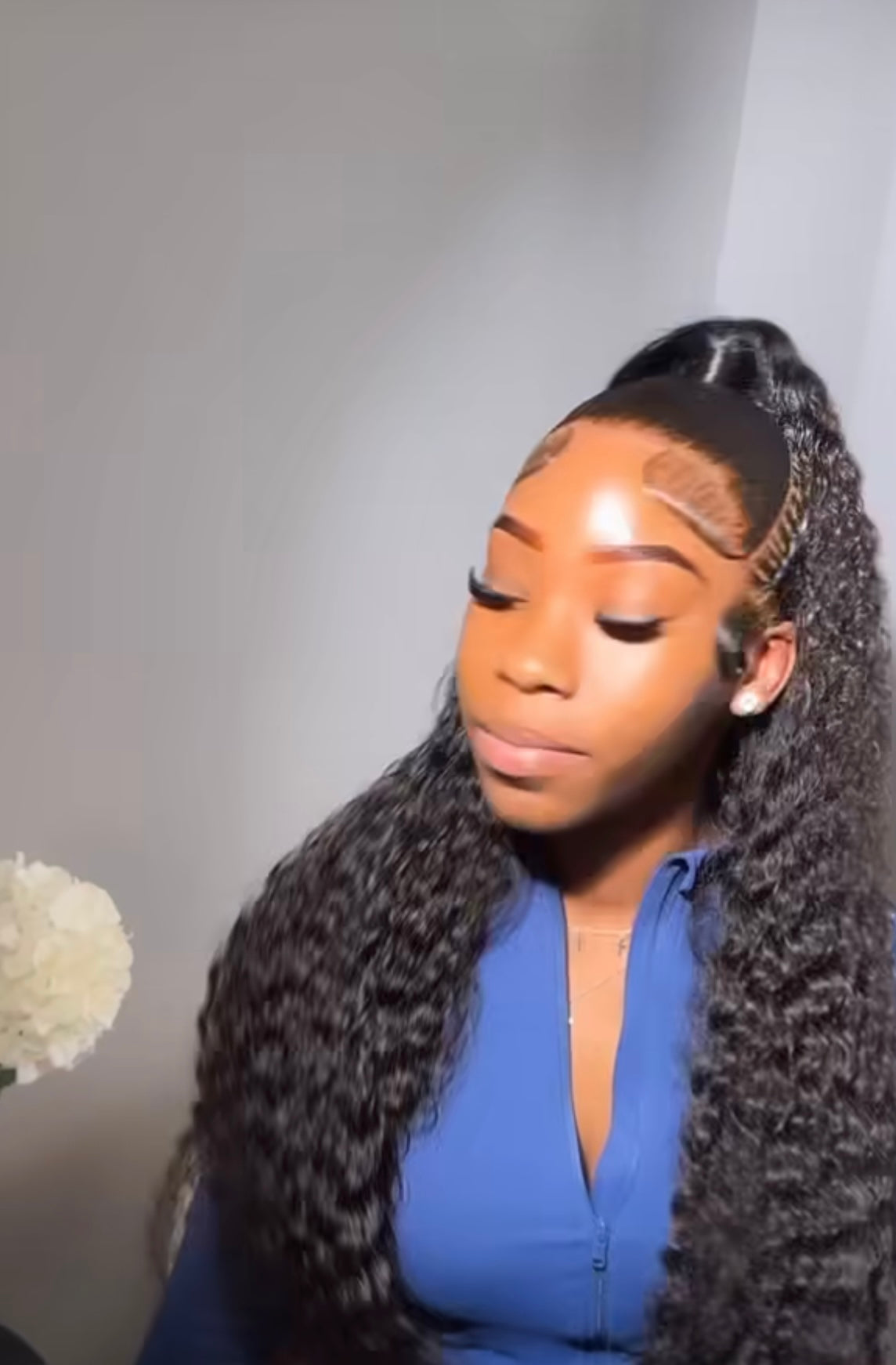 Deep wave Wigs up to 40 inches 4inch=40inches down below ⬇️